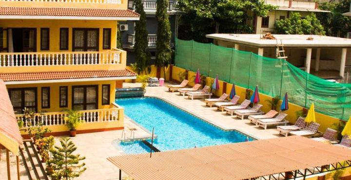 Marina Bay Beach Resort Candolim Exteriör bild